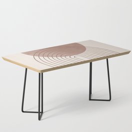 Abstract Modern Poster Arch  Coffee Table