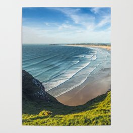 Great Britain Photography - Rhossili Bay Beach On A Hot Summer Day Poster
