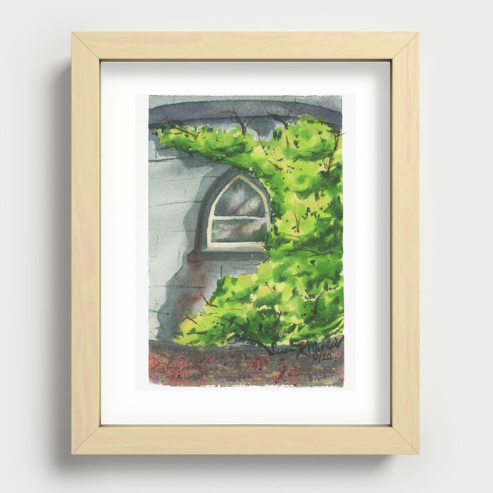 Window at Inveraray Castle Recessed Framed Print