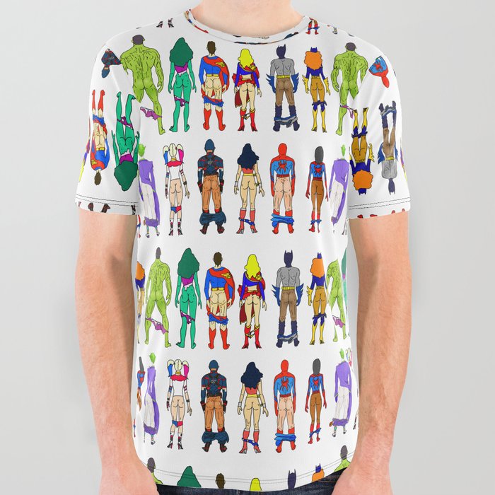 superhero graphic tees