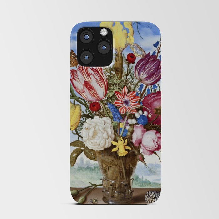 Bouquet of Flowers on a Ledge iPhone Card Case