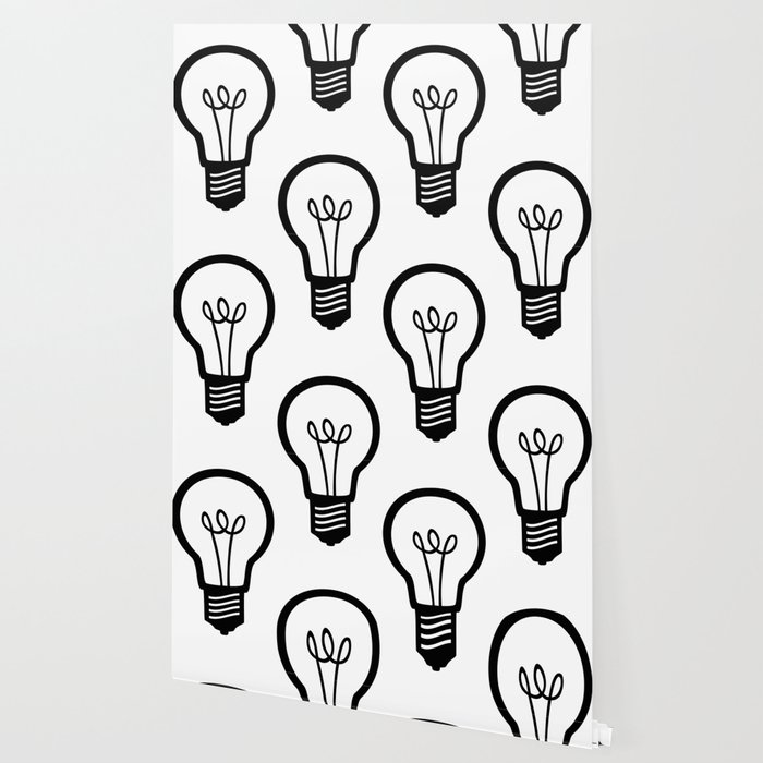 simple light bulb wallpaper by xooxoo society6 simple light bulb wallpaper by xooxoo