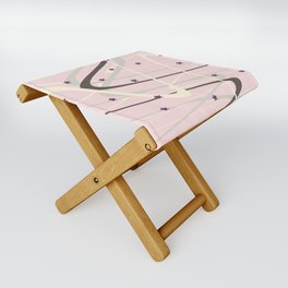 Sparkling candy color dancing Folding Stool