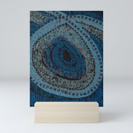 Blue on Blue  Mini Art Print