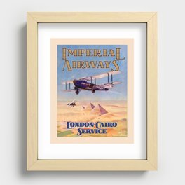 Aviation Art 1 Recessed Framed Print