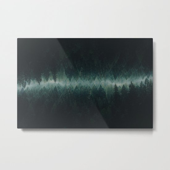 Forest Reflections Metal Print