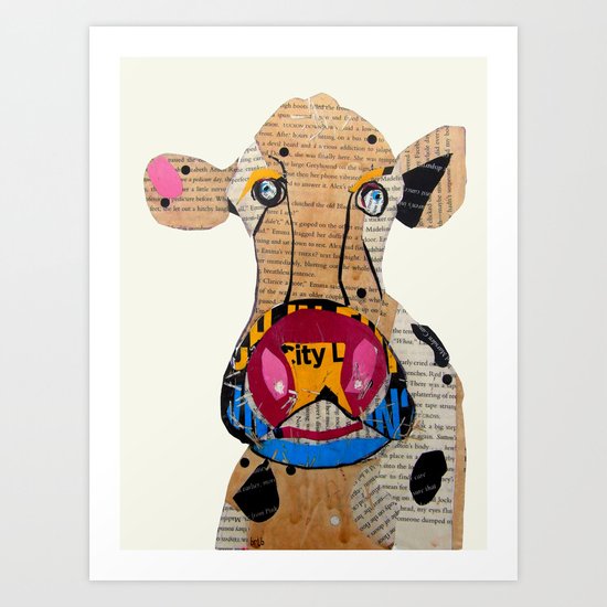 cow frazer Art Print