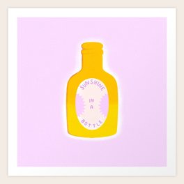 Sunshine in a Bottle Art Print