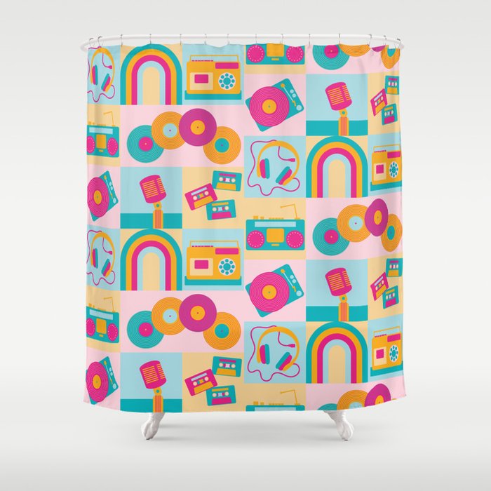 Dance Party Shower Curtain