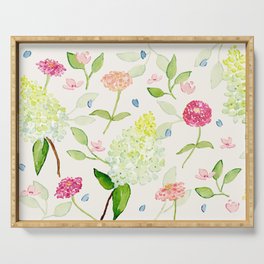Summer Floral Serving Tray