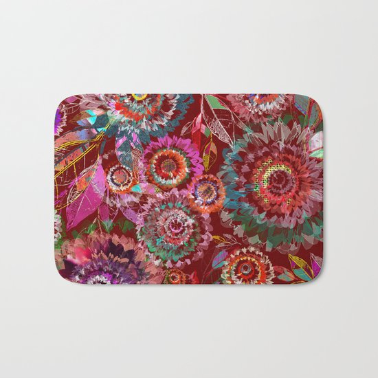 Floral abstract(54) Bath Mat