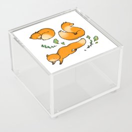 cute woodland fox Acrylic Box