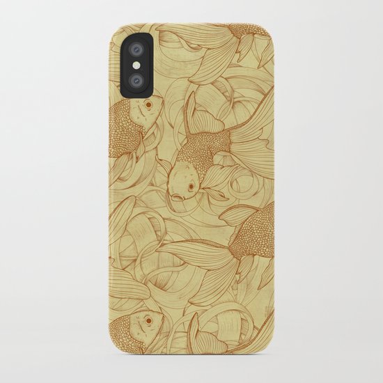 Vintage Goldfishes II iPhone Case
