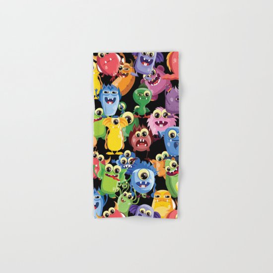 cute monsters Hand & Bath Towel