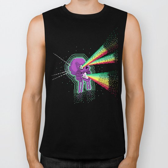 Pixedelic Biker Tank