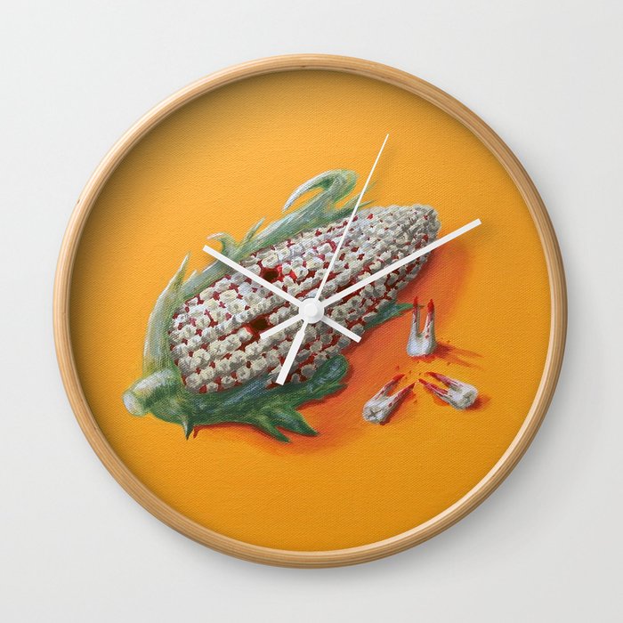 Corn Of The Gob Wall Clock