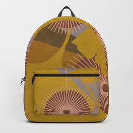 Gingko Fall Backpack | Decoration, Fruits, Fallcolors, Vegetation, Flora, Yellowleaves, Autumn, Curated, Digital, Painting 