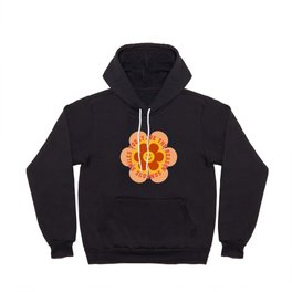 Be the reason someone smiles today - 60s 70s retro cherry blossom smiley typography  Hoody