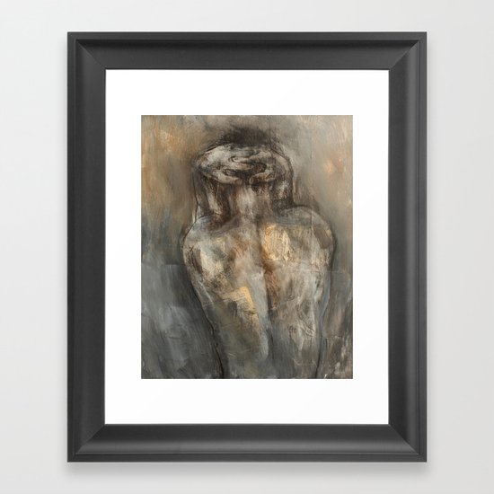 Broken Seal Framed Art Print