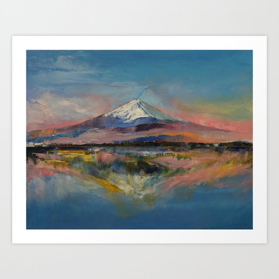 Mount Fuji Art Print