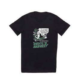 Devil's Harvest T Shirt | Leaf, 420, Propaganda, Reefer, Faded, Stoner, Devilslettuce, Marijuana, Cannabis, Vintage 