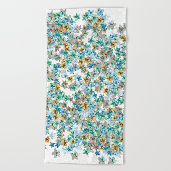 Little Flowers For You Beach Towel