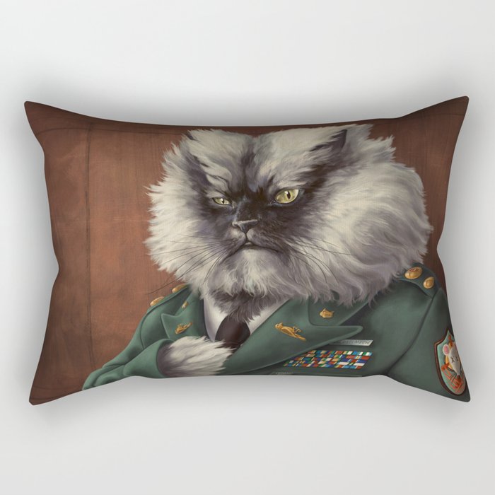 Colonel Meow Rectangular Pillow