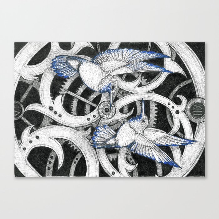 Tik Tok Canvas Print By Henriettamur Society6