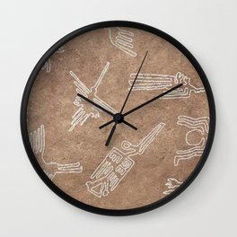 Nazca Lines Pattern Wall Clock | Aliens, Pattern, Nazca, Graphicdesign, Ufos, Peru, Ufo, Nazcalines 