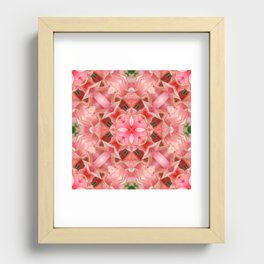 pink & orange Recessed Framed Print