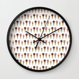 Ice Cream Cones Wall Clock