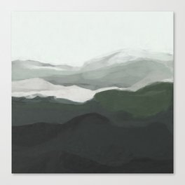 Emerald Land Canvas Print