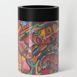 Mother and Child 3 nursing mother painting Can Cooler