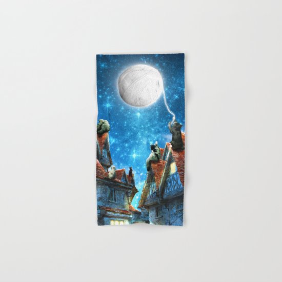 Feline Dreams Hand & Bath Towel