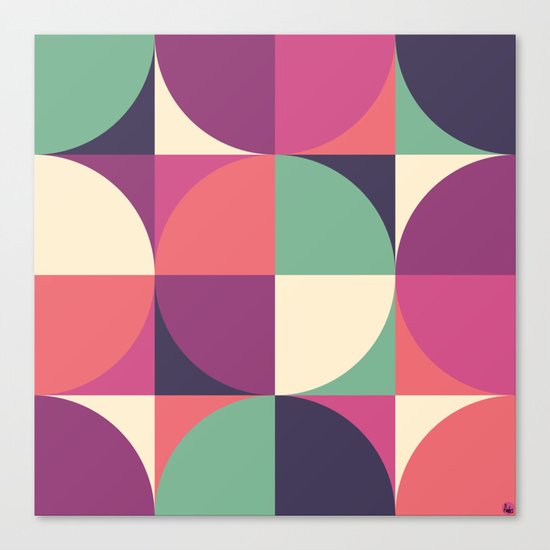 Quarters Quilt 3 Canvas Print