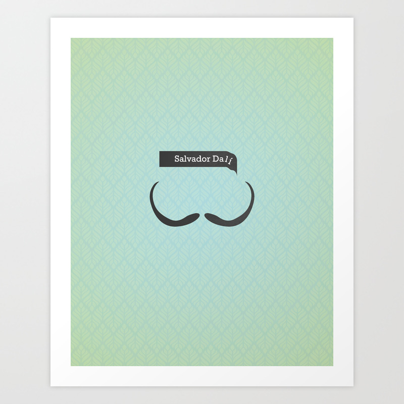 Salvador Dali Famous Mustaches And Beards Art Print By Dalibro Society6 Salvador Dali Famous Mustaches And Beards Art Print By Dalibro Society6