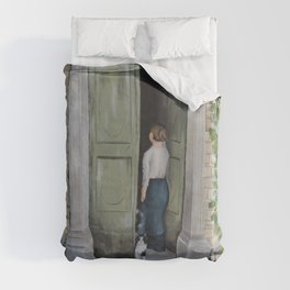Going In and Out Duvet Cover