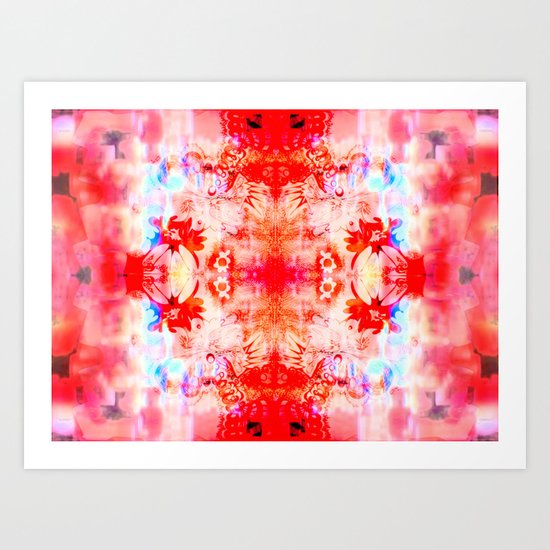 Whimsical Doily Art Print
