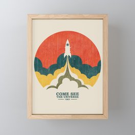Come See The Universe Framed Mini Art Print