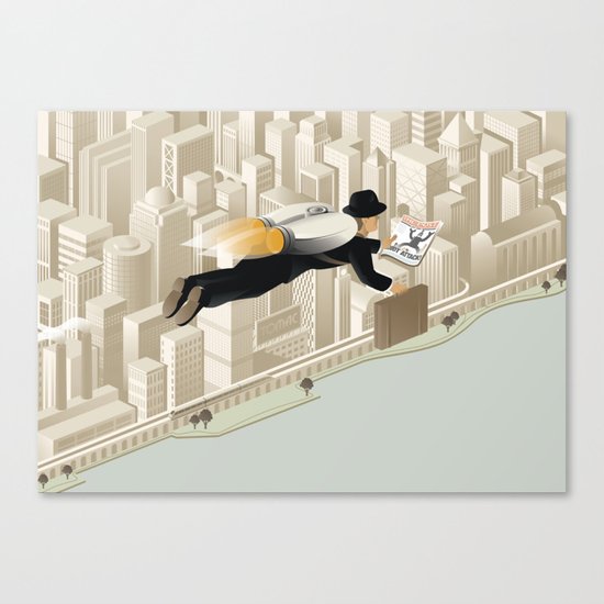 The Morning Commute Canvas Print