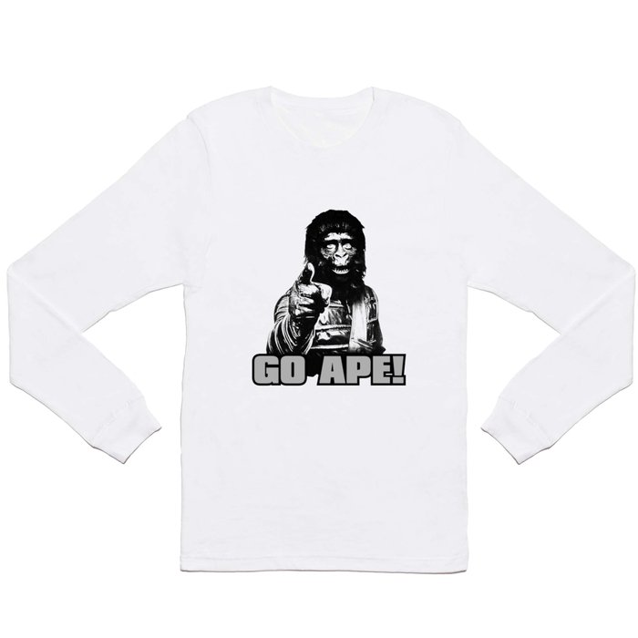 Vintage Ape * Go Ape Long Sleeve T Shirt by Rock or Die | Society6