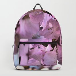 Pink Cherry Blossom in the Scottish Highlands in I Art Backpack