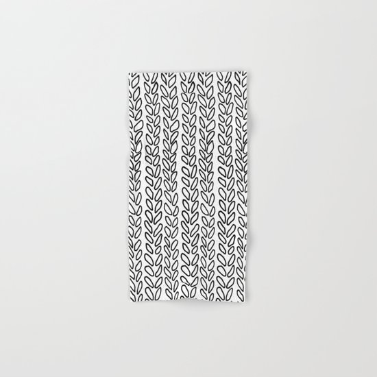 Knit Outline Zoom Hand & Bath Towel