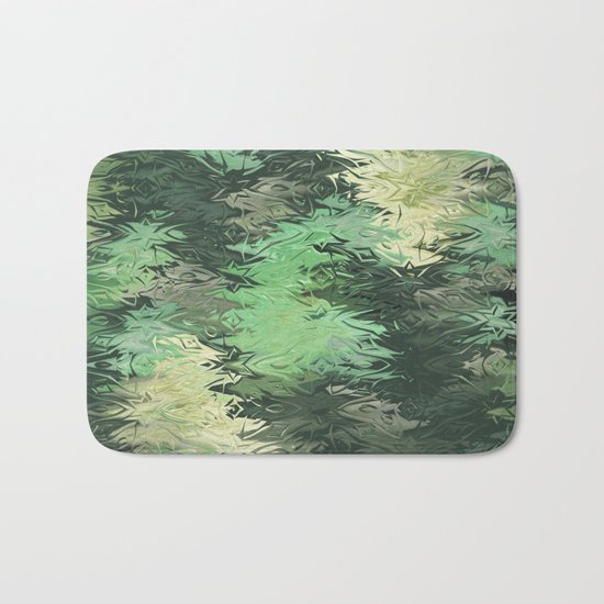 Green Illusions Bath Mat