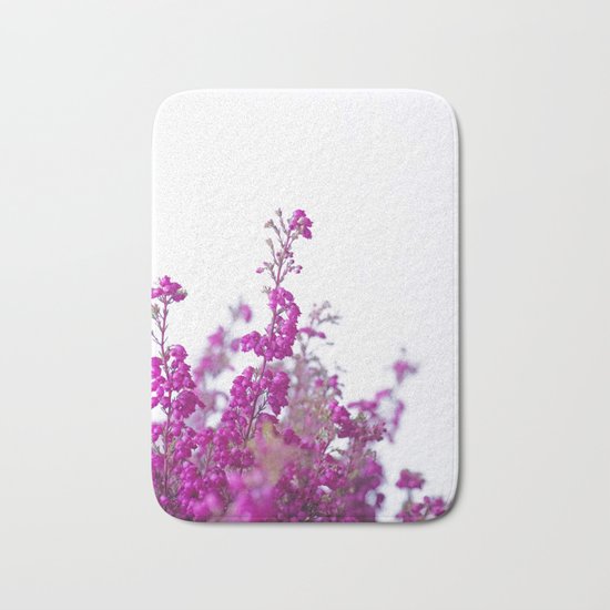 Heather flower #2 #decor #art #society6 Bath Mat