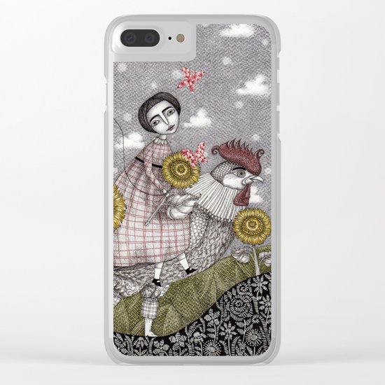 Last Days of Summer Clear iPhone Case
