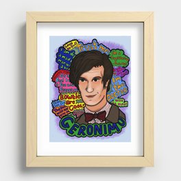 The 11th Doctor Recessed Framed Print