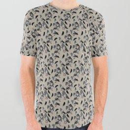 Pigeon Pattern All Over Graphic Tee