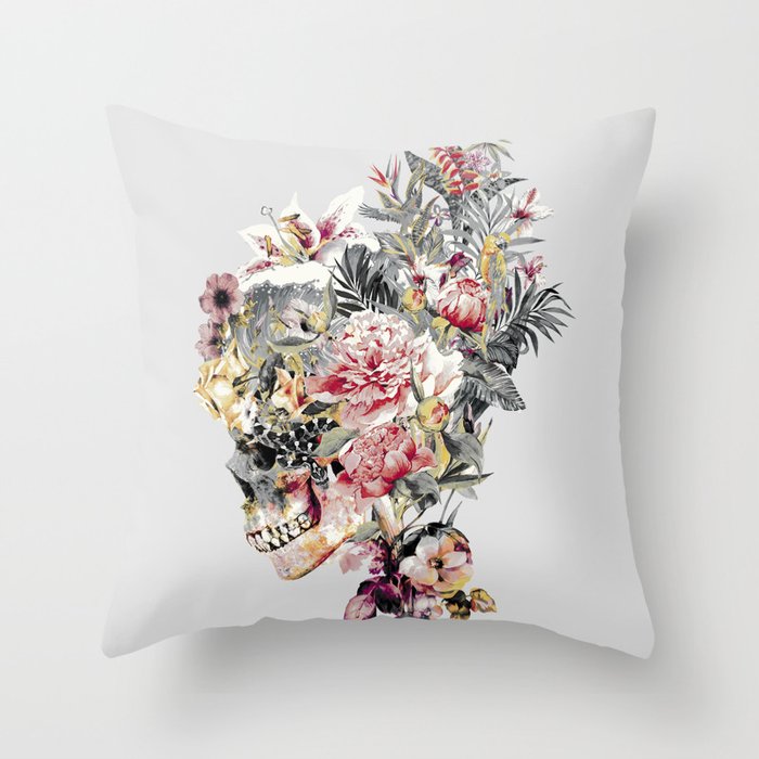 SKULL XII Throw Pillow