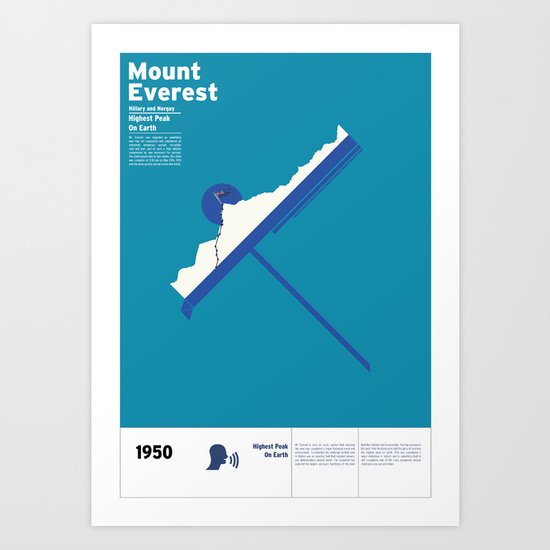 Mount Everest Art Print